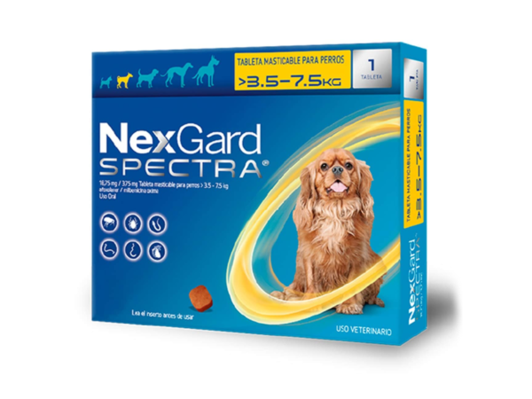 Nexgard Spectra 3.5 a 7.5 kg